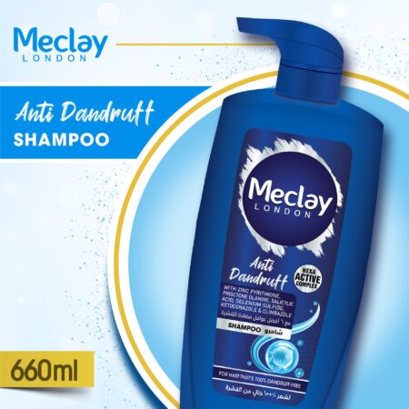 Meclay London Anti Dandruff Shampoo Blue 660ML
