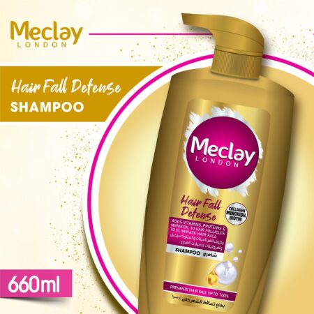 Meclay London Hair Fall Defense Shampoo Golden 660ML