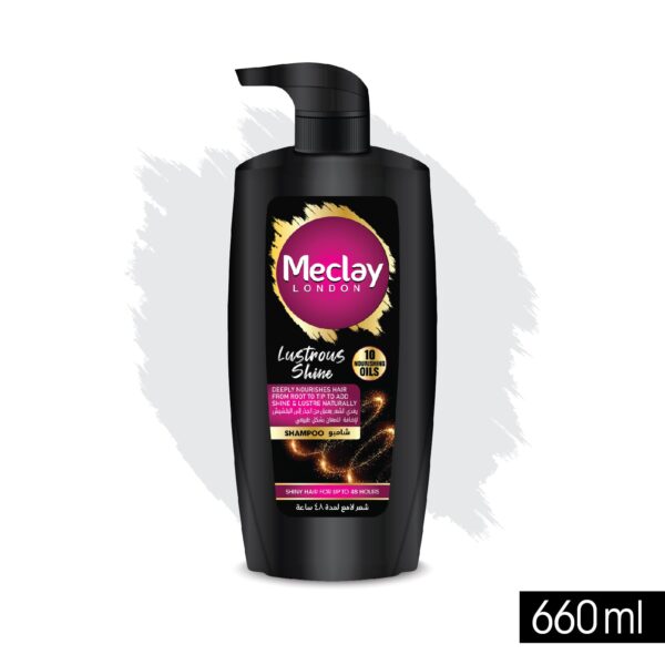 Meclay London Lustrous Shine Shampoo Black 660ML - Image 3