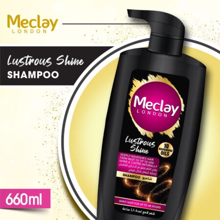 Meclay London Lustrous Shine Shampoo Black 660ML