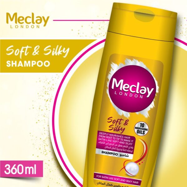 Meclay London Soft & Silky Shampoo Yellow 360ML