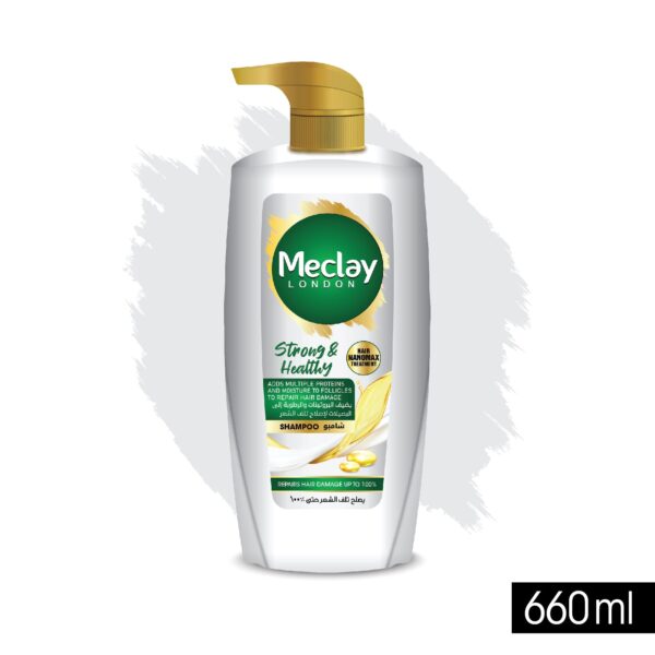 Meclay London Strong & Healthy Shampoo White 660ML - Image 3
