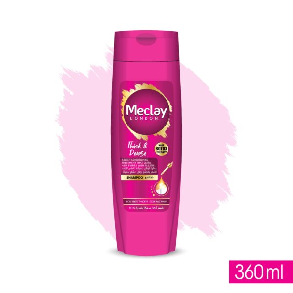 Meclay London Thick & Dense Shampoo Pink 360ml - Image 3