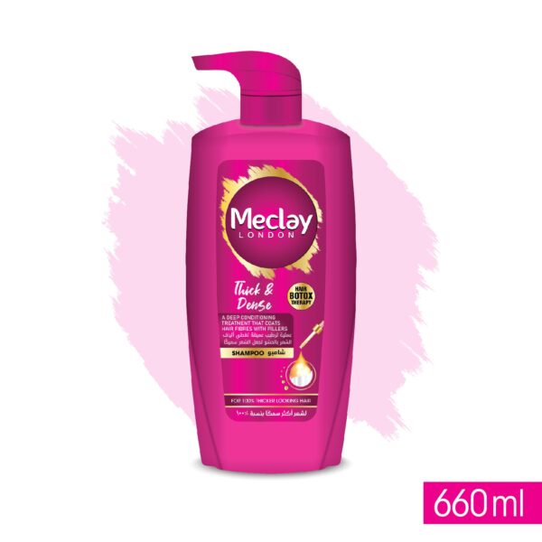 Meclay London Thick & Dense Shampoo Pink 660ML - Image 2