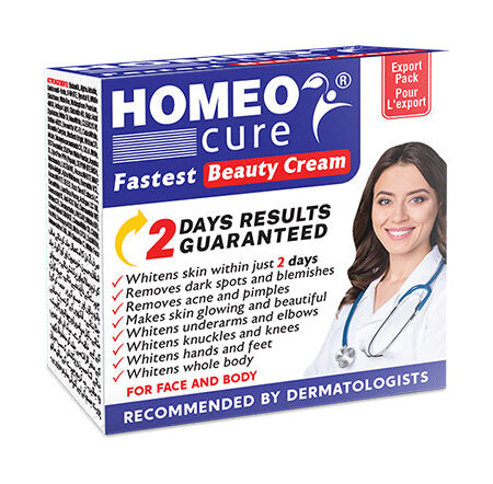 Homeo Cure Beauty Cream Highly Concentrated Fastest 2 Days Results Guaranteed