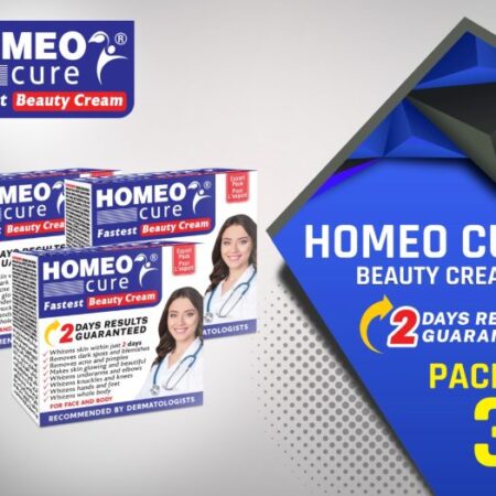 Homeo Cure Beauty Cream Highly Concentrated Fastest 2 Days Results Guaranteed (Pack Of 3)