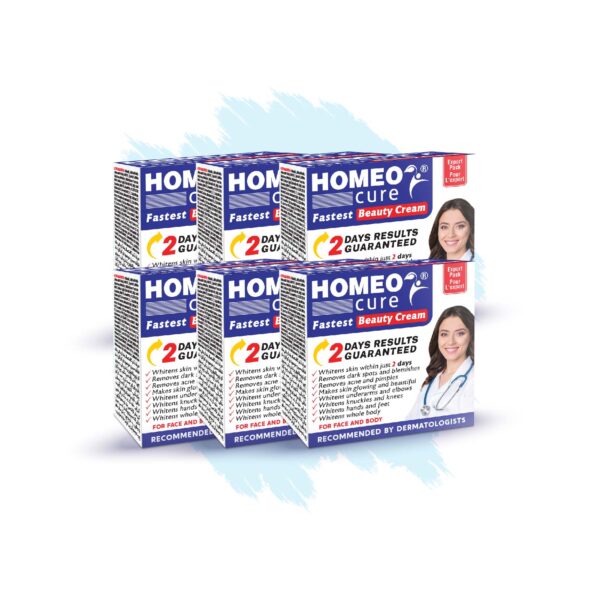 Homeo Cure Beauty Cream Highly Concentrated Fastest 2 Days Results Guaranteed (Pack Of 6) - Image 2