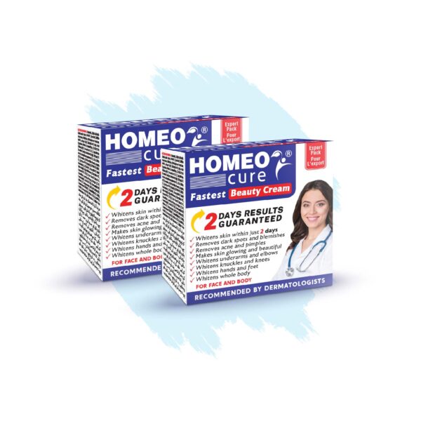 Homeo Cure Beauty Cream Highly Concentrated Fastest 2 Days Results Guaranteed (Pack Of 2) - Image 2