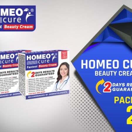 Homeo Cure Beauty Cream Highly Concentrated Fastest 2 Days Results Guaranteed (Pack Of 2)