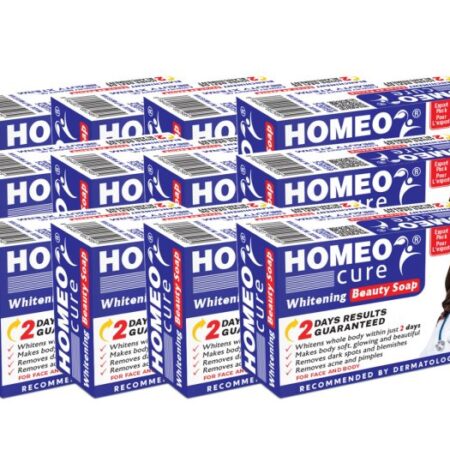 Homeo Cure Whitening Beauty Soap 2 Days Results Guaranteed (Pack of 12)