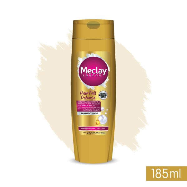 Meclay London Hair Fall Defense Shampoo Golden 185ML - Image 2