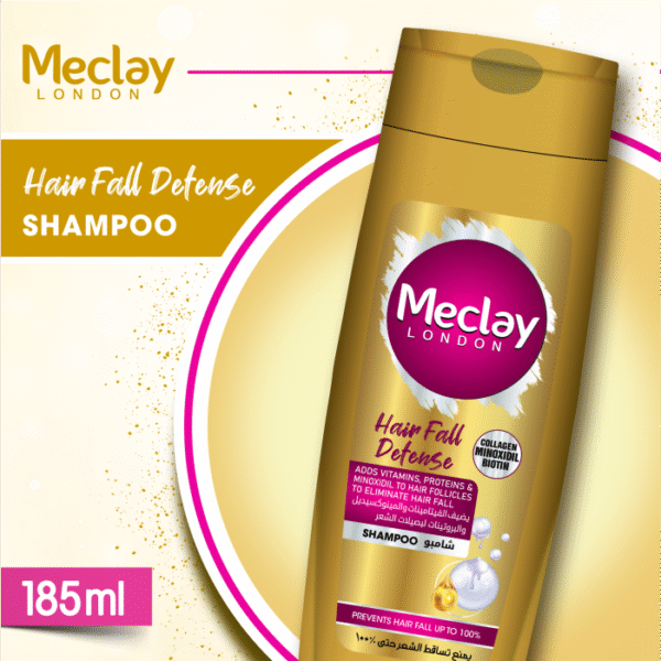 Meclay London Hair Fall Defense Shampoo Golden 185ML
