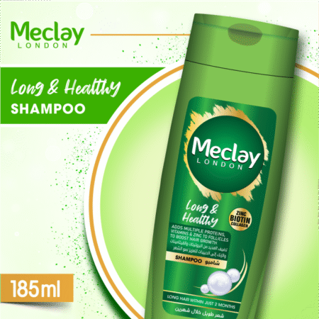 Meclay London Long & Healthy Shampoo Green 185ML