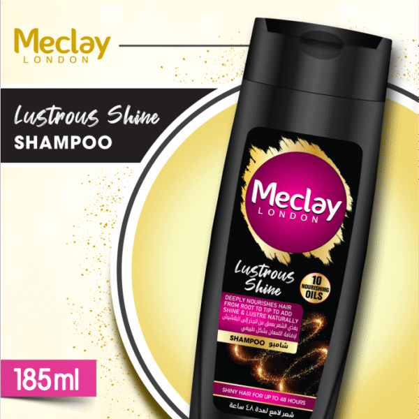 Meclay London Lustrous Shine Shampoo Black 185ML