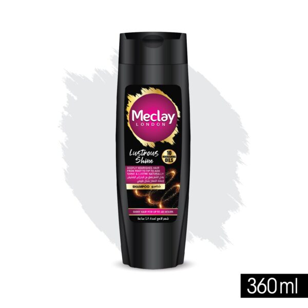 Meclay London Lustrous Shine Shampoo Black 360ML - Image 3