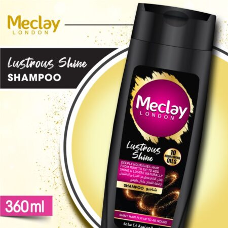 Meclay London Lustrous Shine Shampoo Black 360ML
