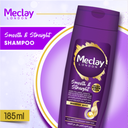 Meclay London Smooth & Straight Shampoo Purple 185ML