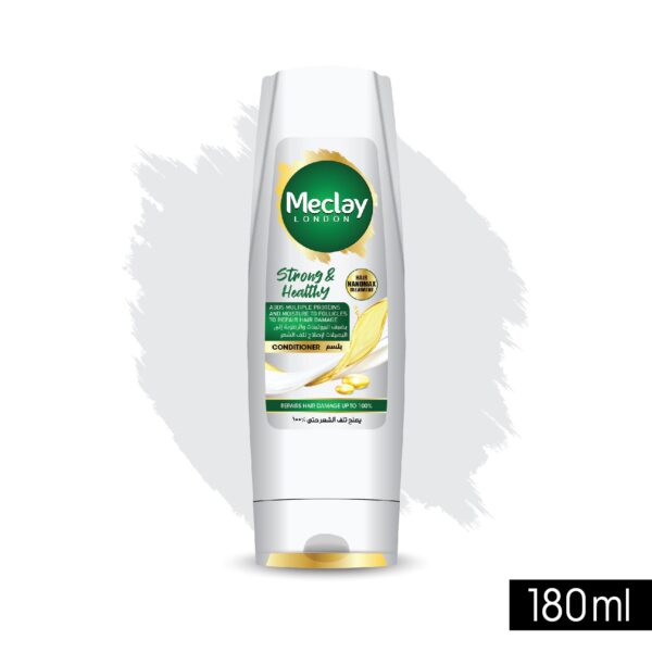Meclay London Strong & Healthy Conditioner White 180ML - Image 2