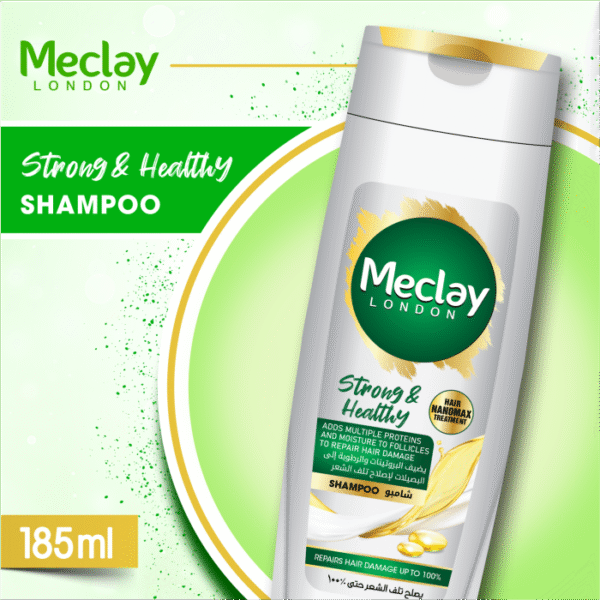 Meclay London Strong & Healthy Shampoo White 185ML