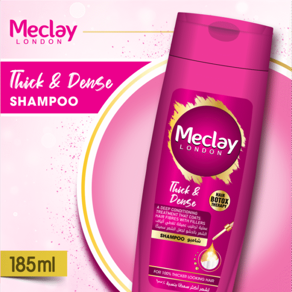 Meclay London Thick & Dense Shampoo Pink 185ML